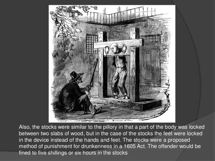 Punishments in the elizabethan era